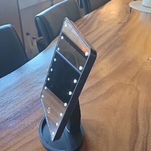 Black LED Vanity Mirror